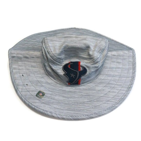 New Era Other - New Era NFL Houston Texans Floppy Bucket Hat On-Field Headwear Gray One Size